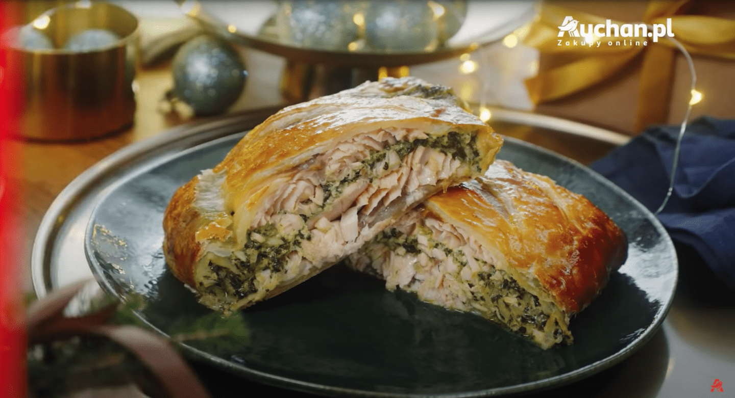 Łosoś a’la Wellington