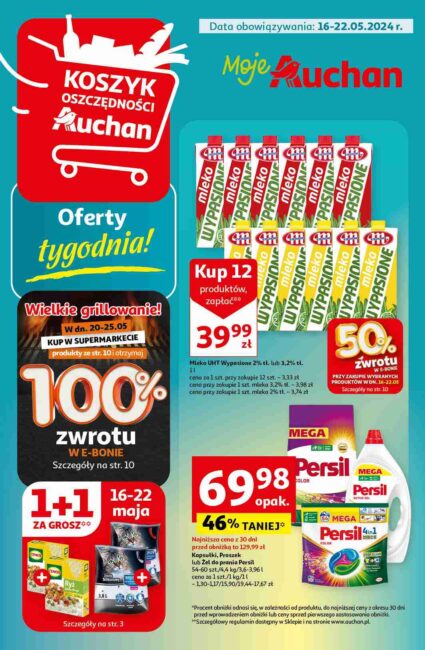 Gazetka - Gazetka Koszyk Oszczednosci Auchan Moje Auchan