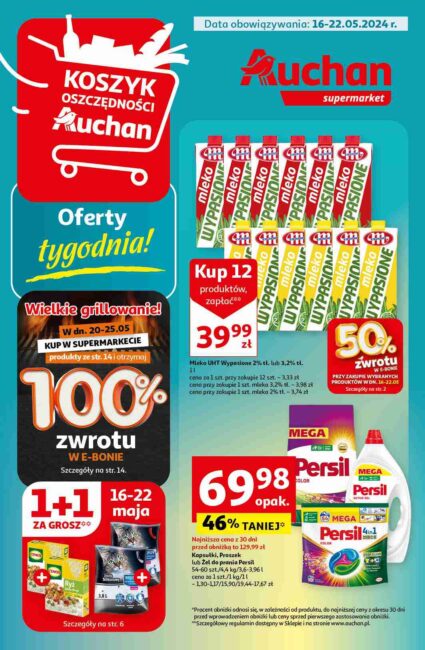 Gazetka - Gazetka Koszyk Oszczednosci Auchan Supermarket Auchan